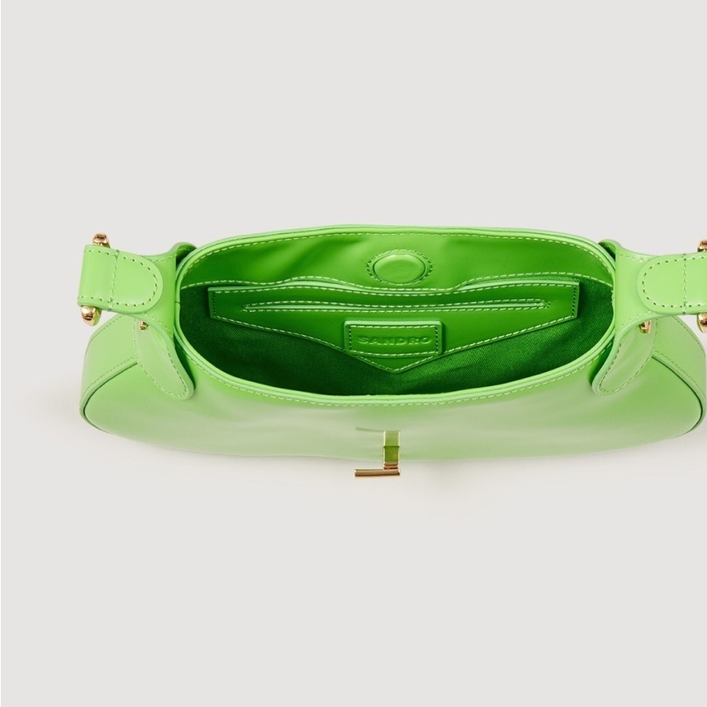Sandro Sweet Janet Chain Bag, Vibrant Green Shoulder Bag - Picture 13 of 13